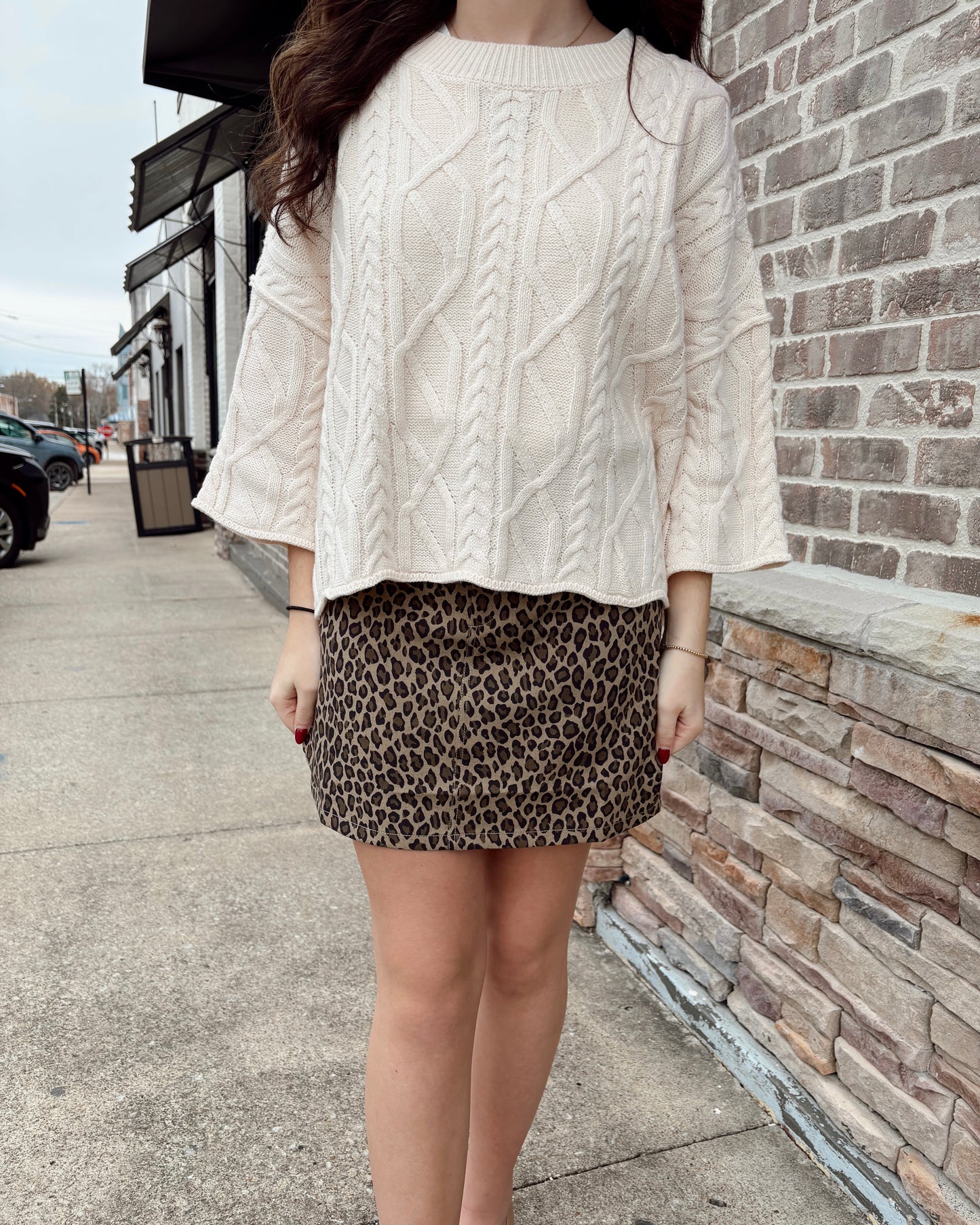Leopard Mini Skirt