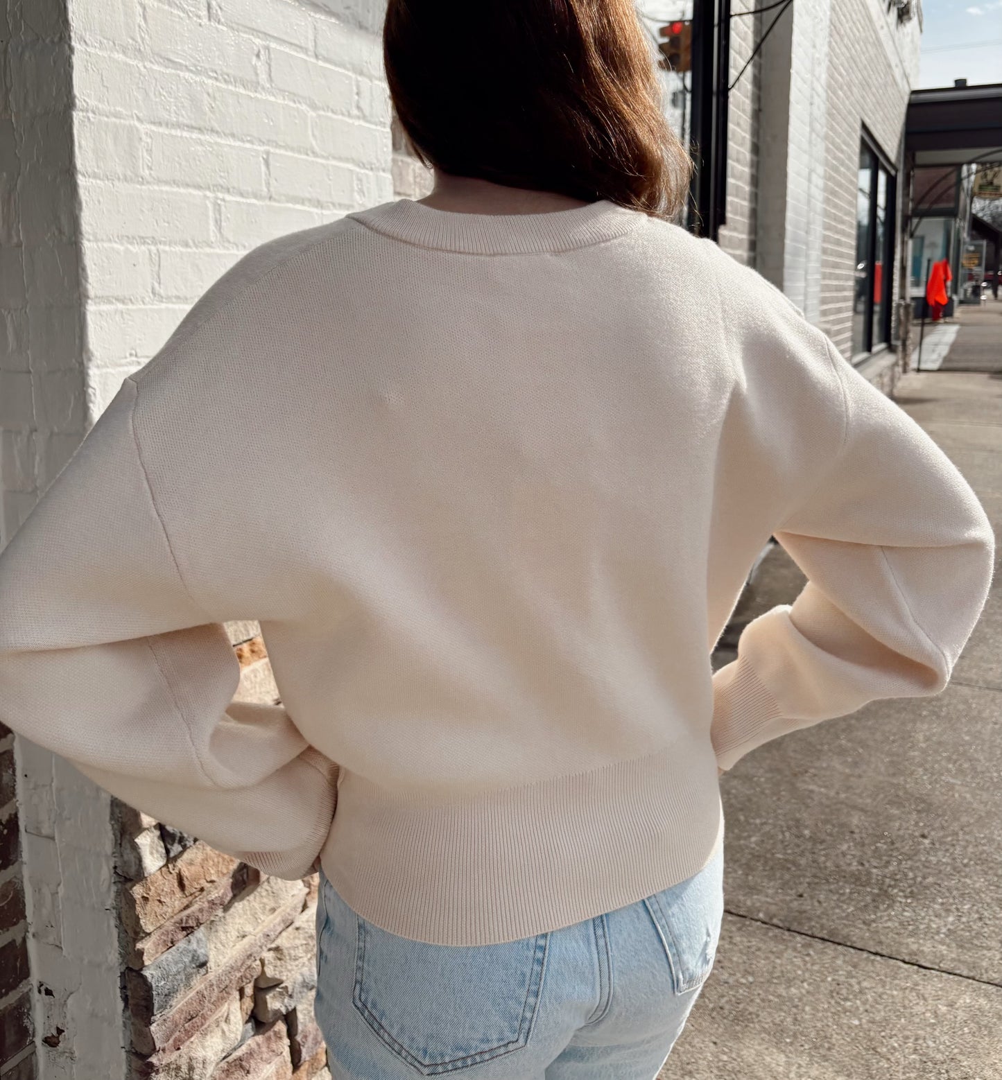 Flower Button Cardigan