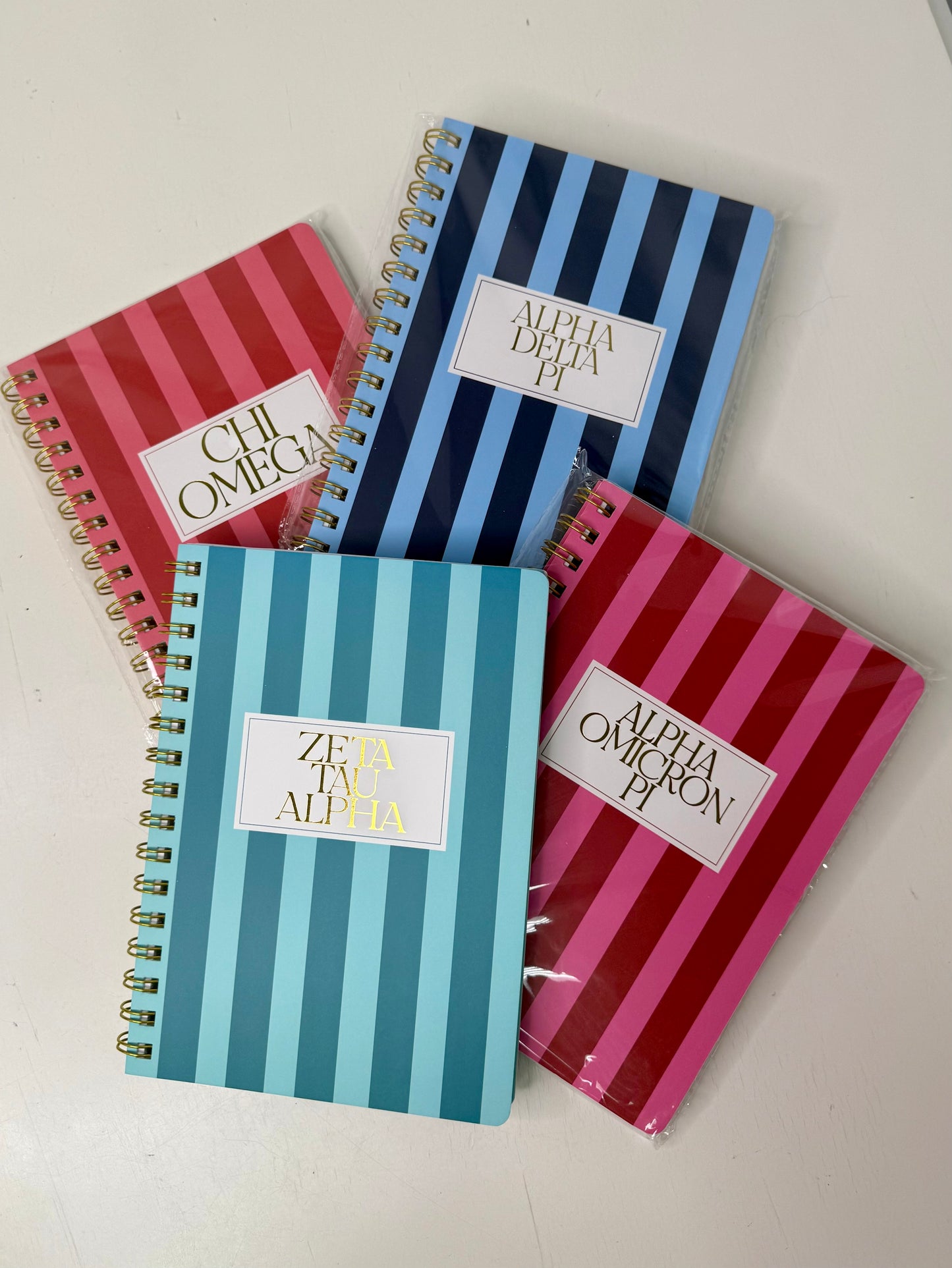 Stripe Sorority notebook -ADPI