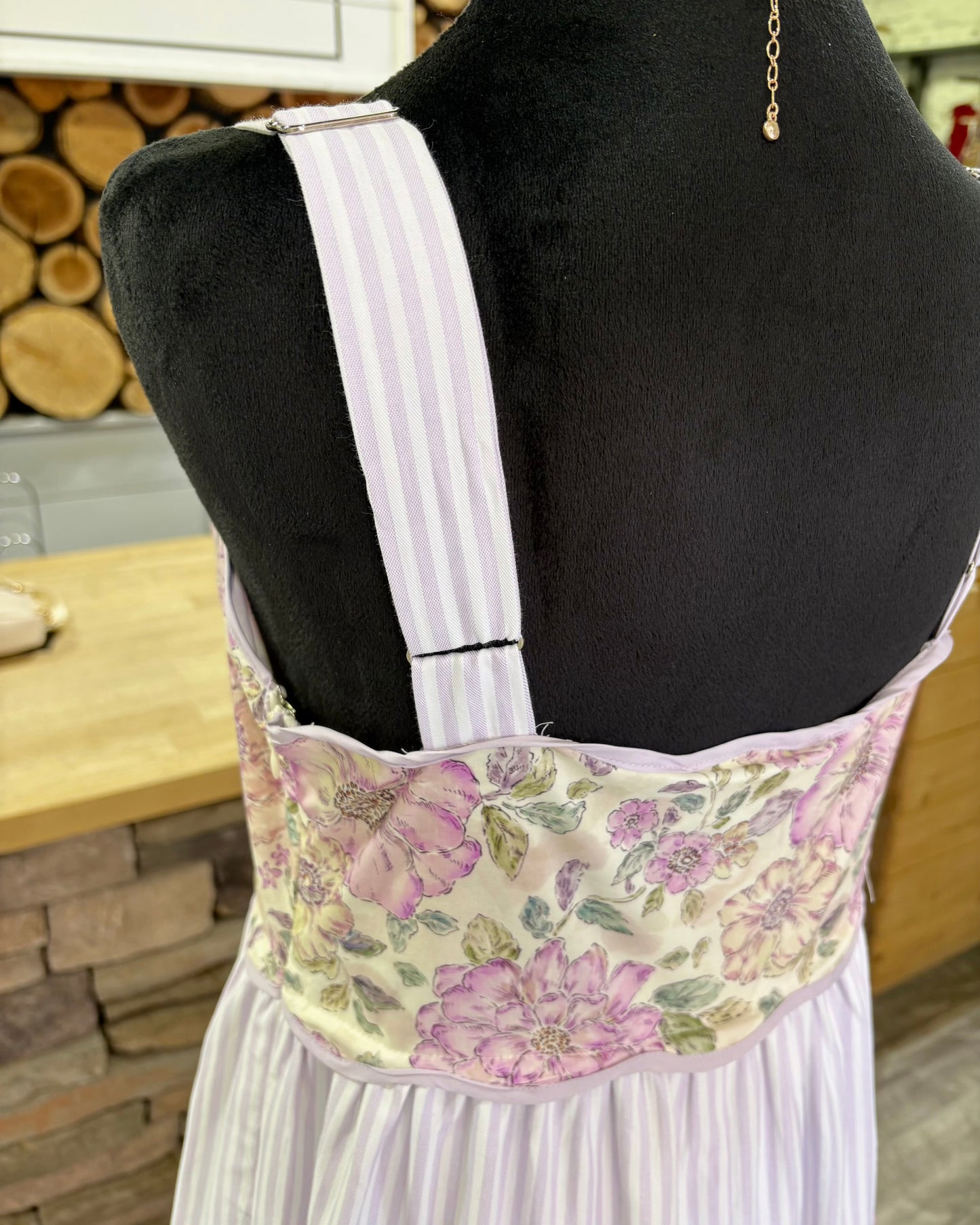 Dreamy Floral & Stripe Tiered Dress