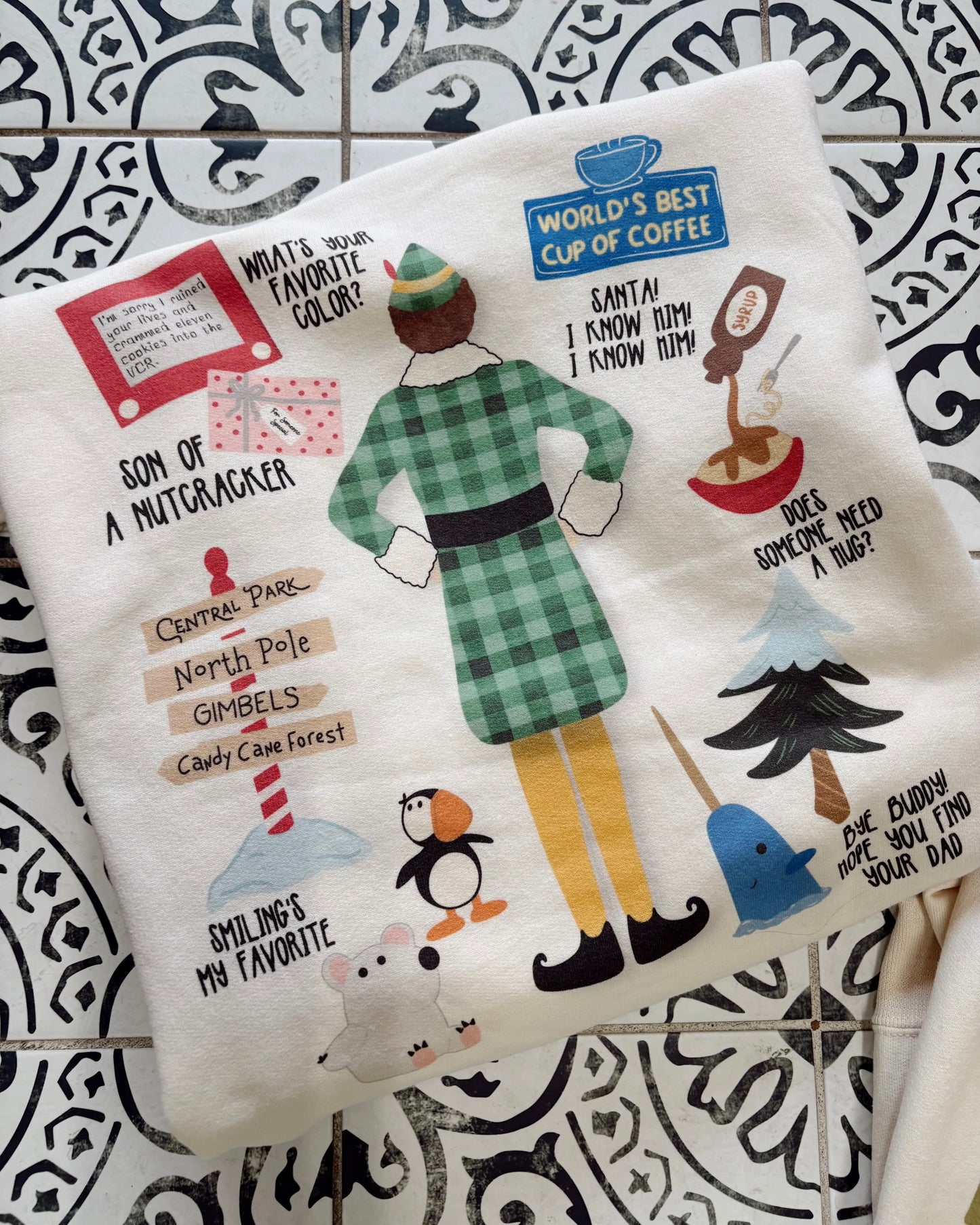 Buddy Collage Sweatshirt