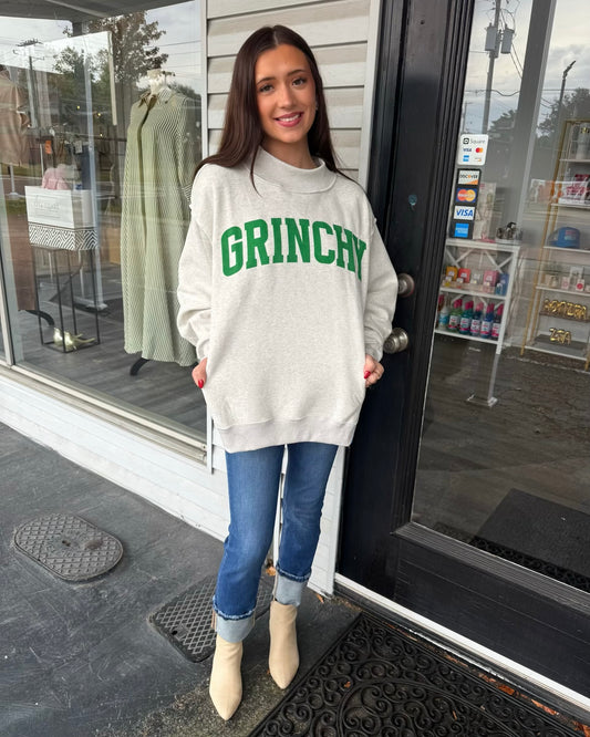 Grinch Reversible Mock Neck