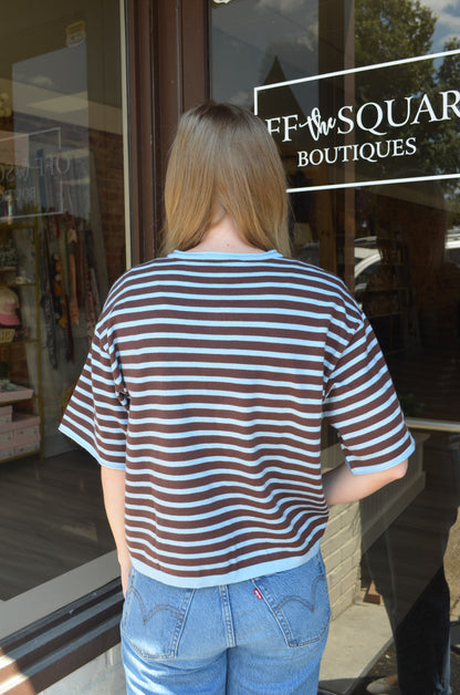 Two Tone Stripe SS