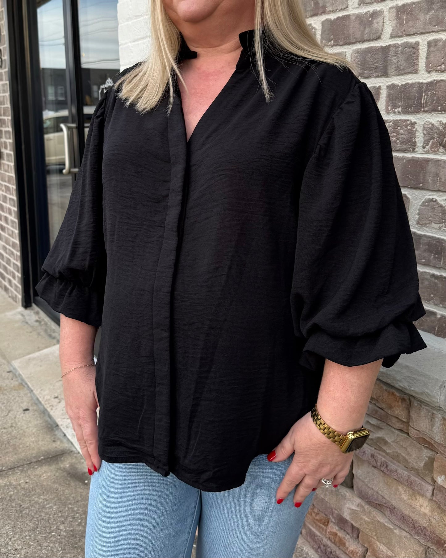 Ebonie Bell Blouse Plus