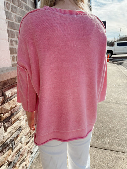 3/4 Sleeve Sweater
