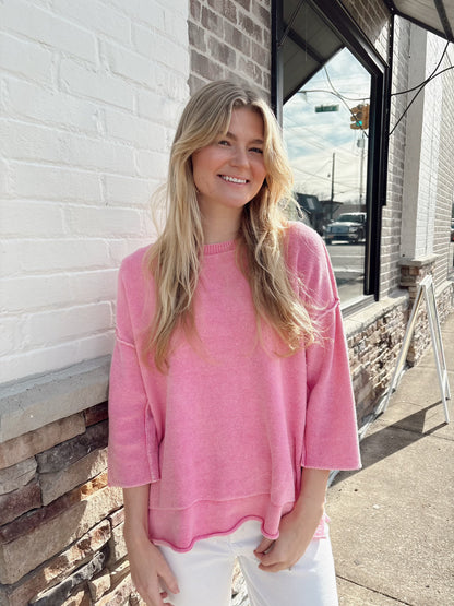 3/4 Sleeve Sweater