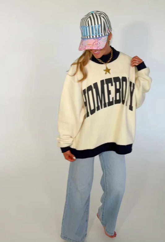 Homebody Reversible Mock Neck Pullover