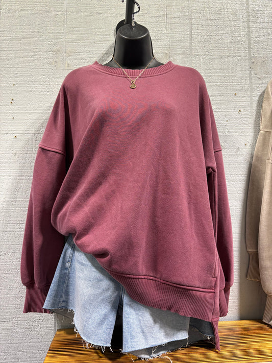 Acid Wash Pullover