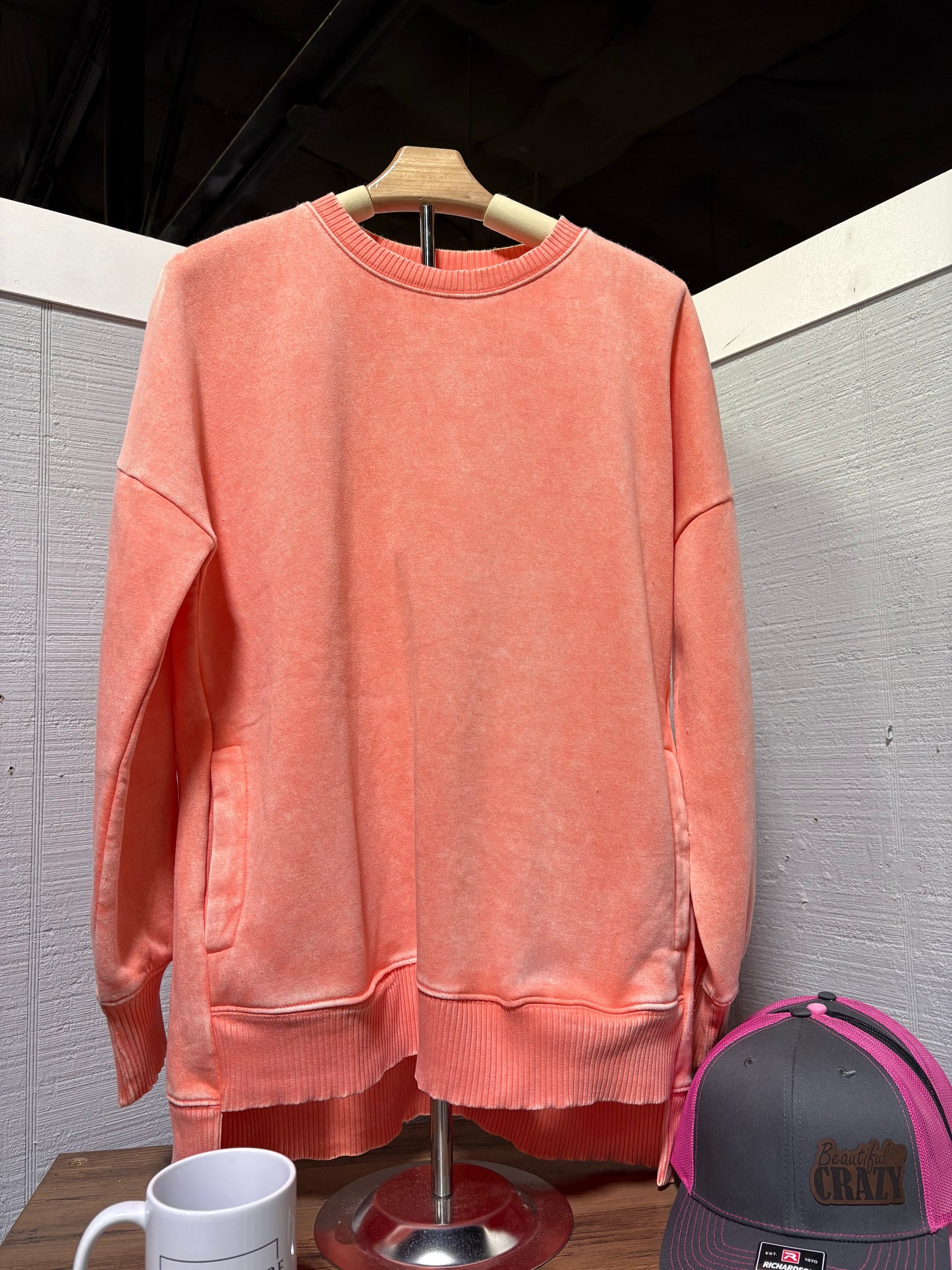 Acid Wash Pullover