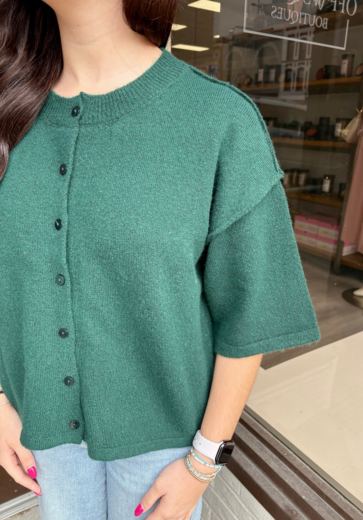 SS Button Down Cardigan