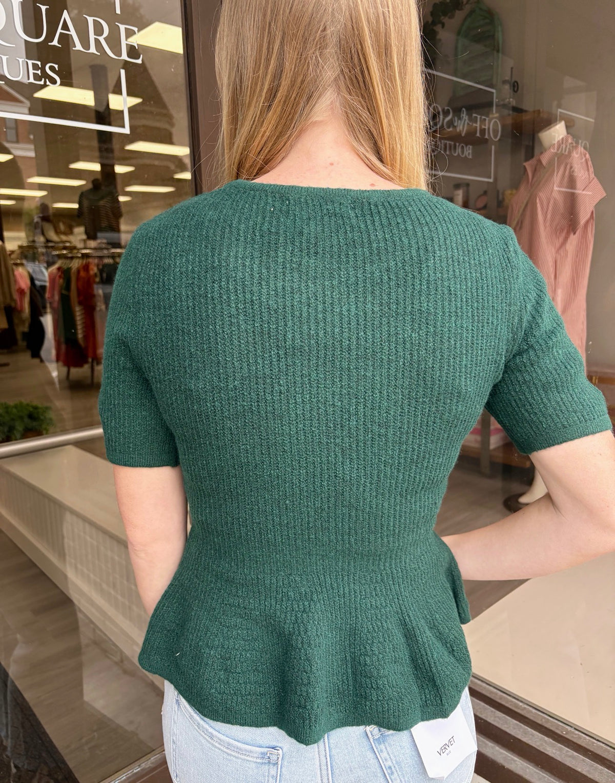 Flare Bottom Sweater Top