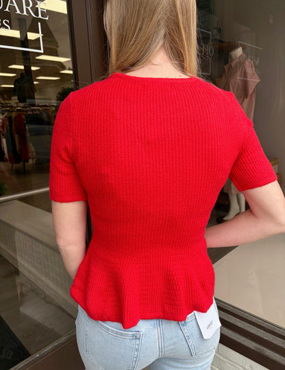 Flare Bottom Sweater Top