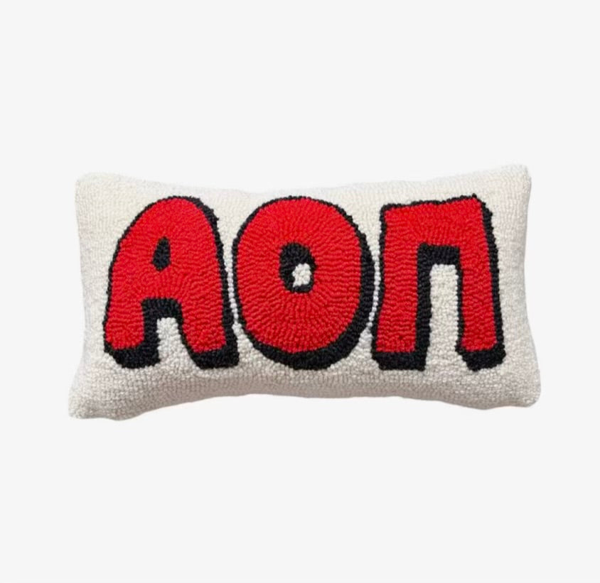 UTM Bid Day Gift – Sorority Hook & Loop Pillow