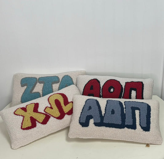 UTM Bid Day Gift – Sorority Hook & Loop Pillow