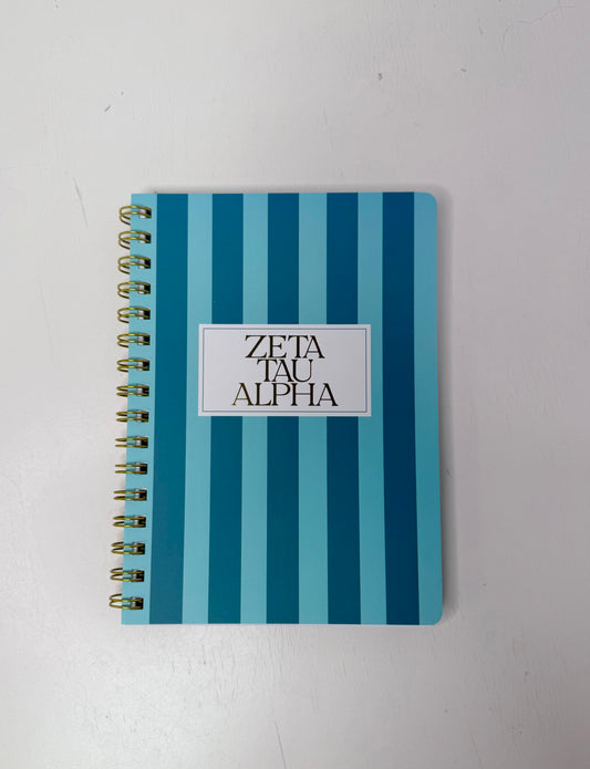 Stripe Sorority notebook -ADPI