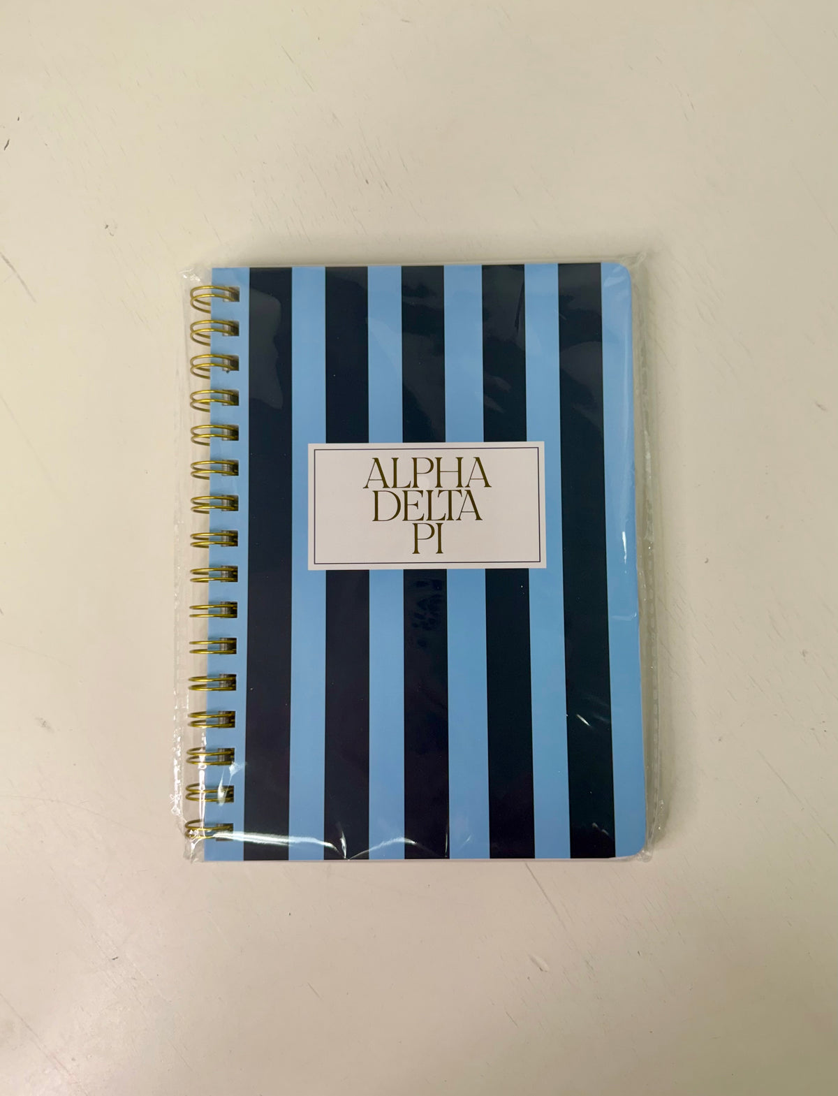 Stripe Sorority notebook -ADPI