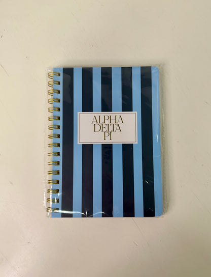 Stripe Sorority notebook -ADPI