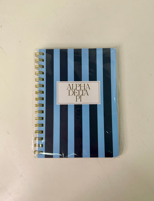 Stripe Sorority notebook -ADPI