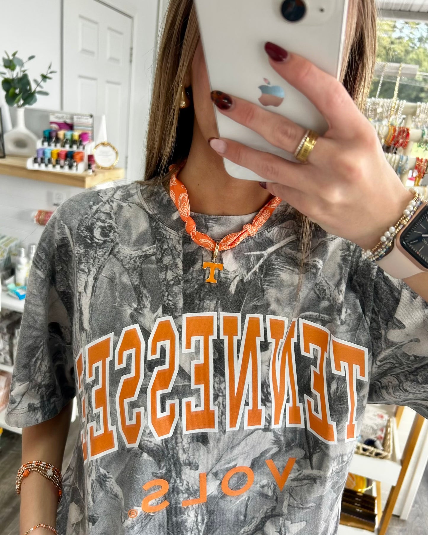 LivyLu Licensed Tennessee Vols Camo Tee