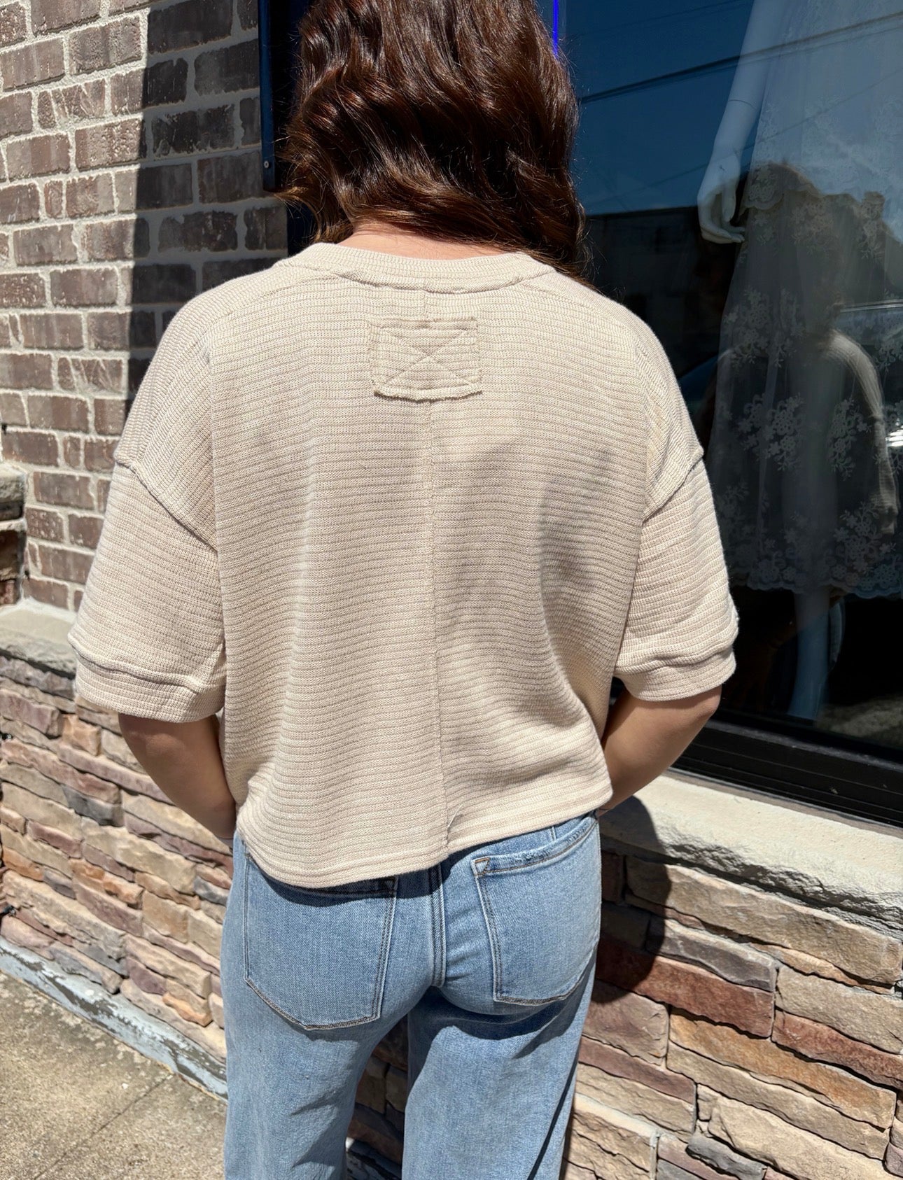 Textured Knit SS Cardigan