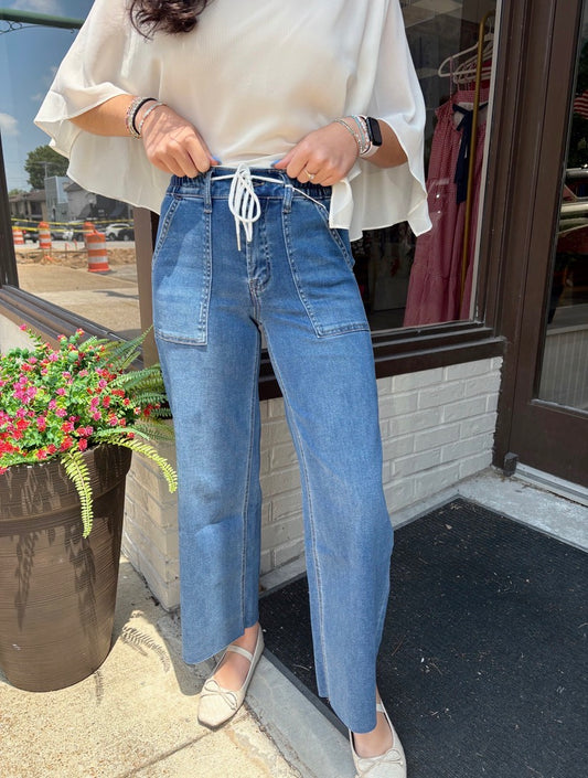 Vervet HR Drawstring Baggy Wide