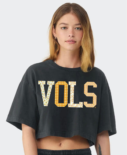 TN Vols Quilted Puff Heavyweight Crop Top