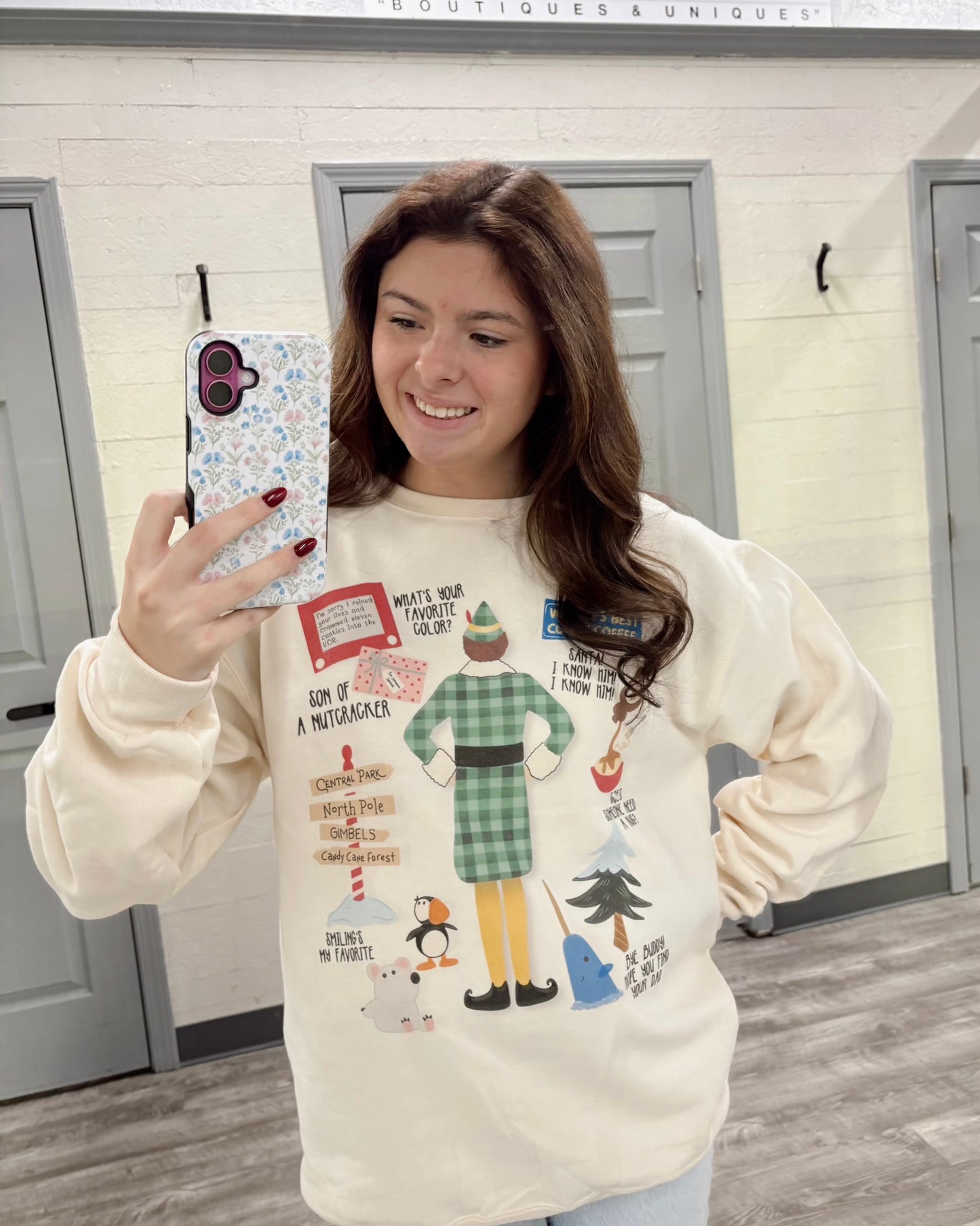 Buddy Collage Sweatshirt