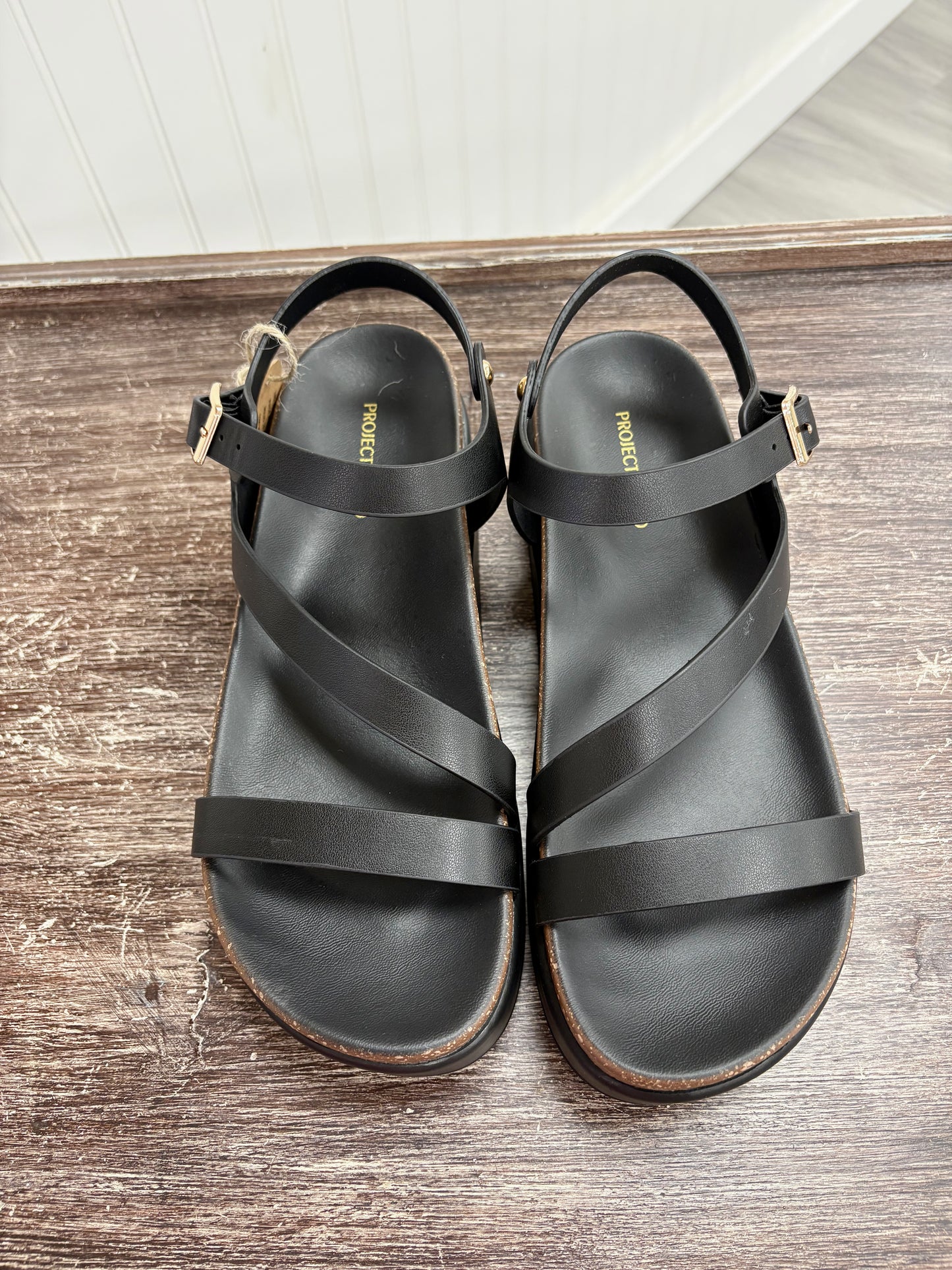 Black Strap Sandal