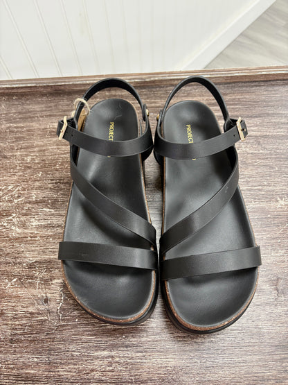 Black Strap Sandal