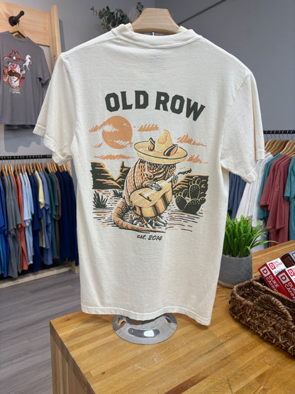 Old Row Armadillo Guitar Pocket Tee