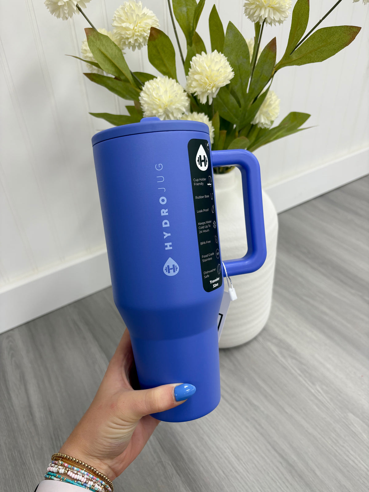 HydroJug 32oz Blue Tumbler