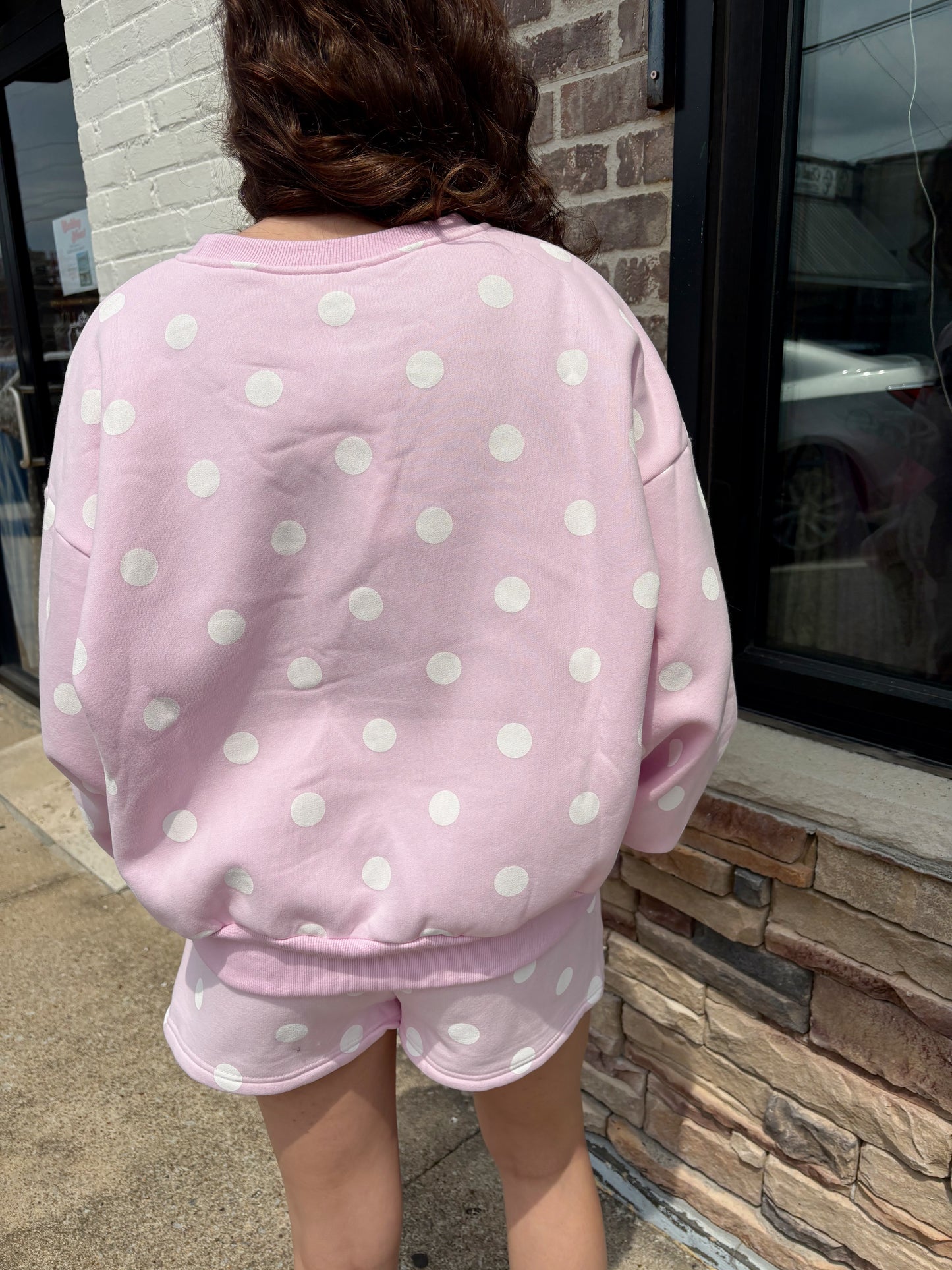 Polka Dot Fleece Set