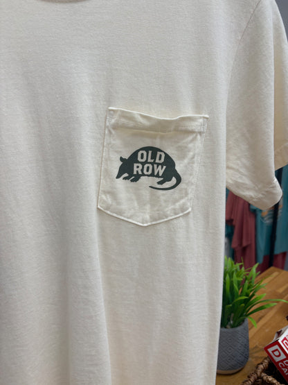 Old Row Armadillo Guitar Pocket Tee