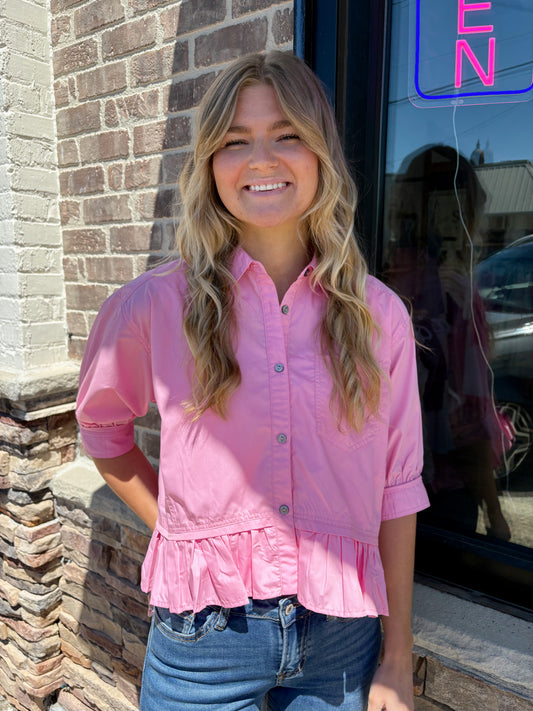 Pink Spring Blouse