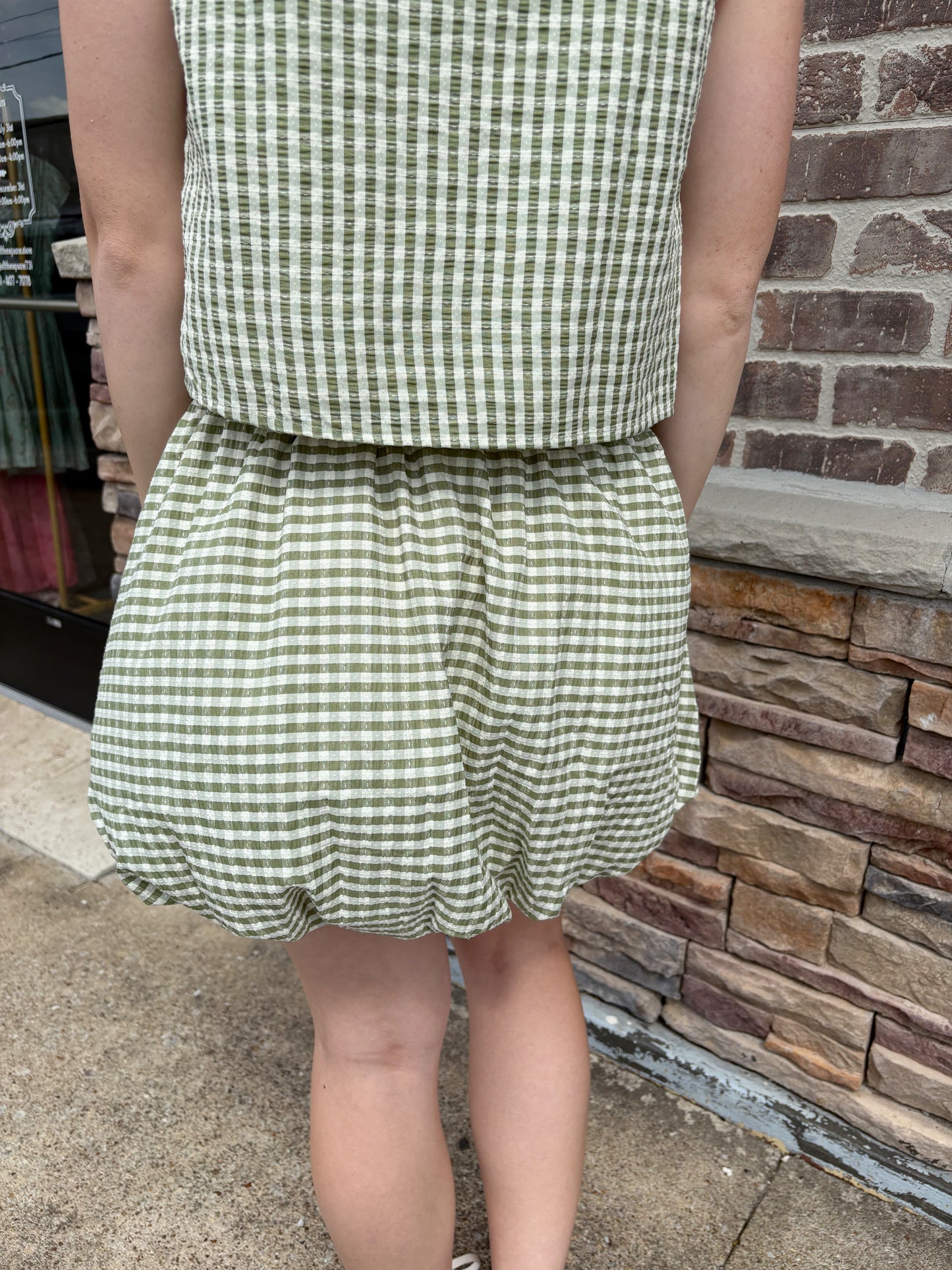 Picnic Perfect Gingham Skirt