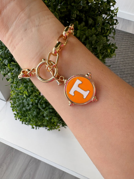 Tennessee VOLS Coin Bracelet