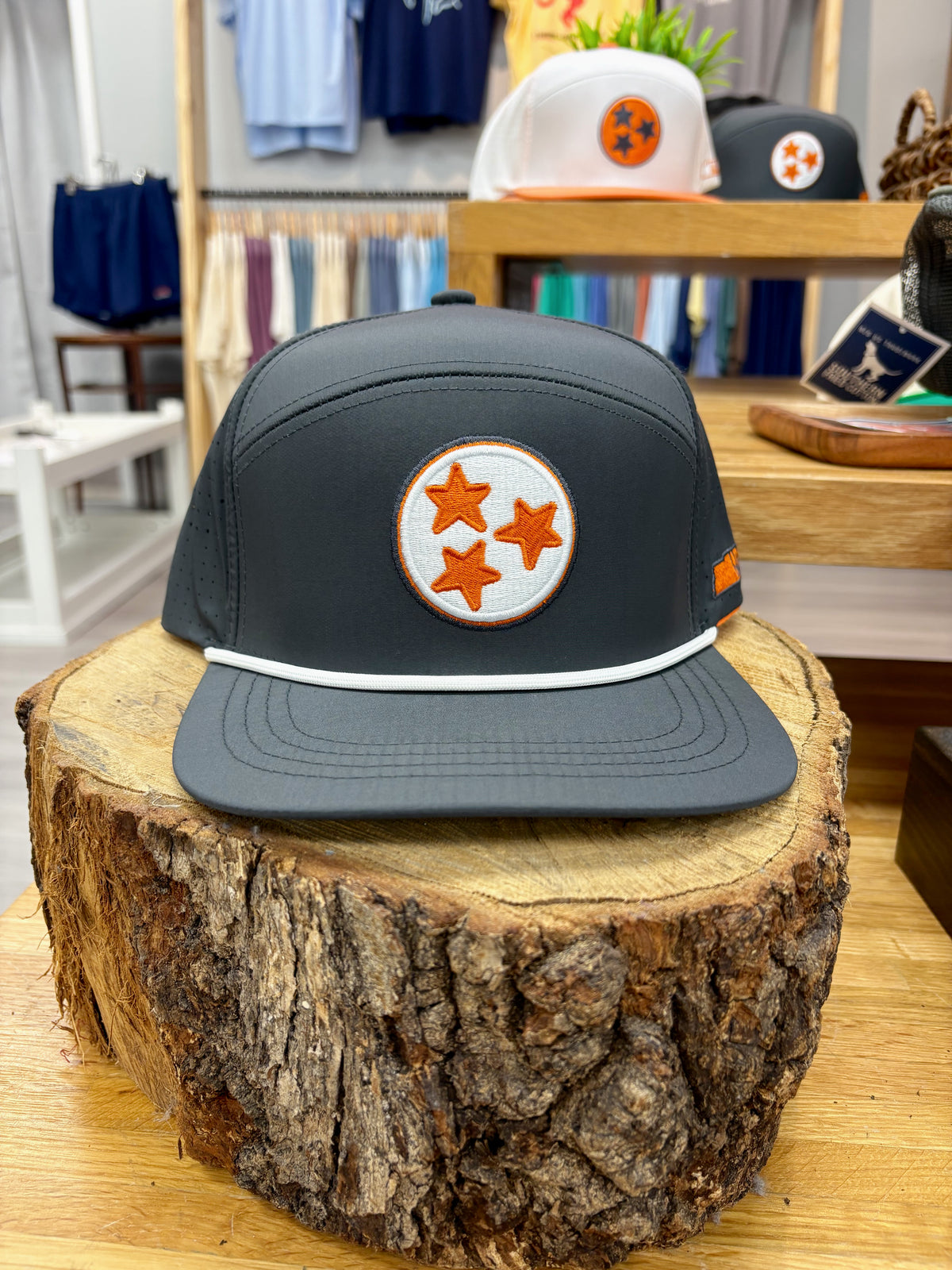 TN Tri-Star Grey Baseball Hat
