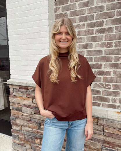 Mock Neck Top