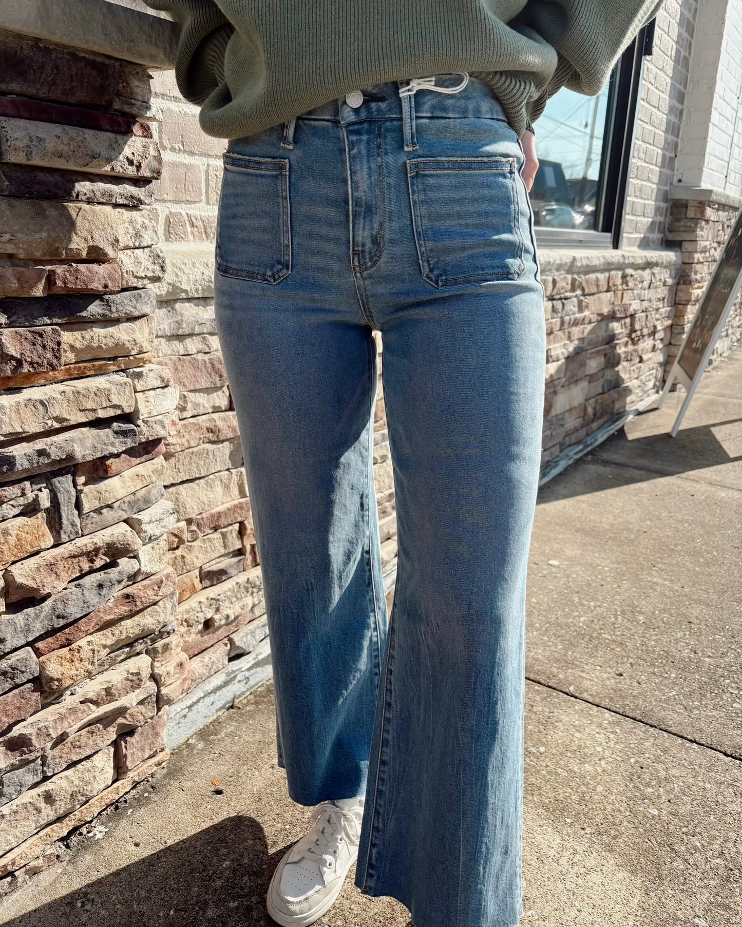 High Rise Crop Wide VERVET