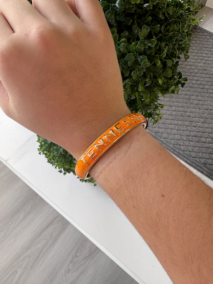 TN VOLS Hinge Bangle Orange