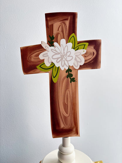 Small Cross Topper