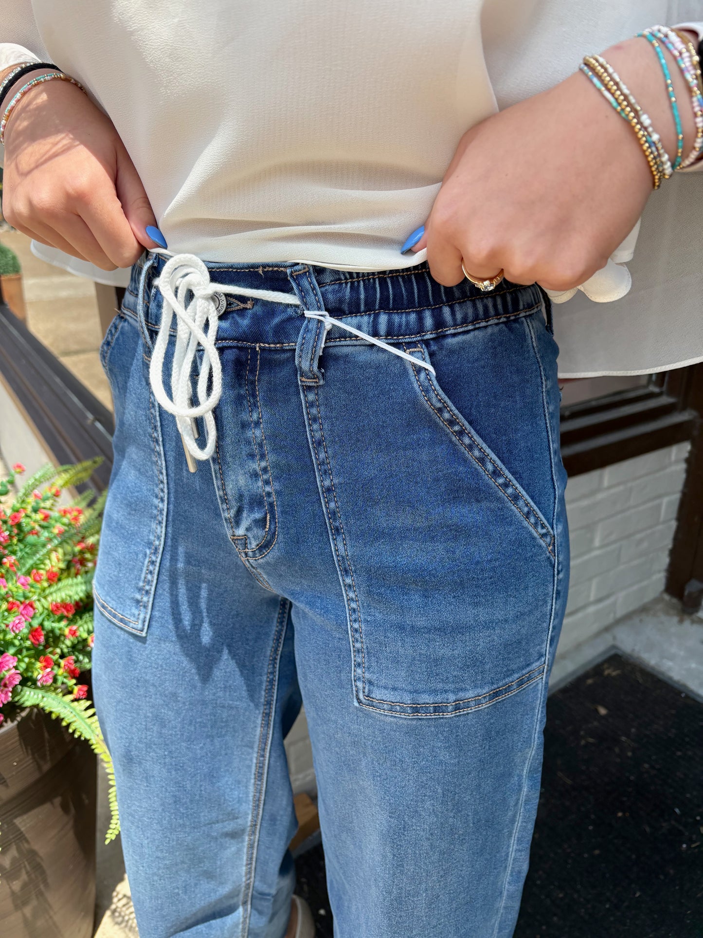 Vervet HR Drawstring Baggy Wide