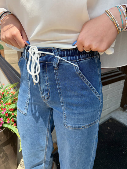 Vervet HR Drawstring Baggy Wide