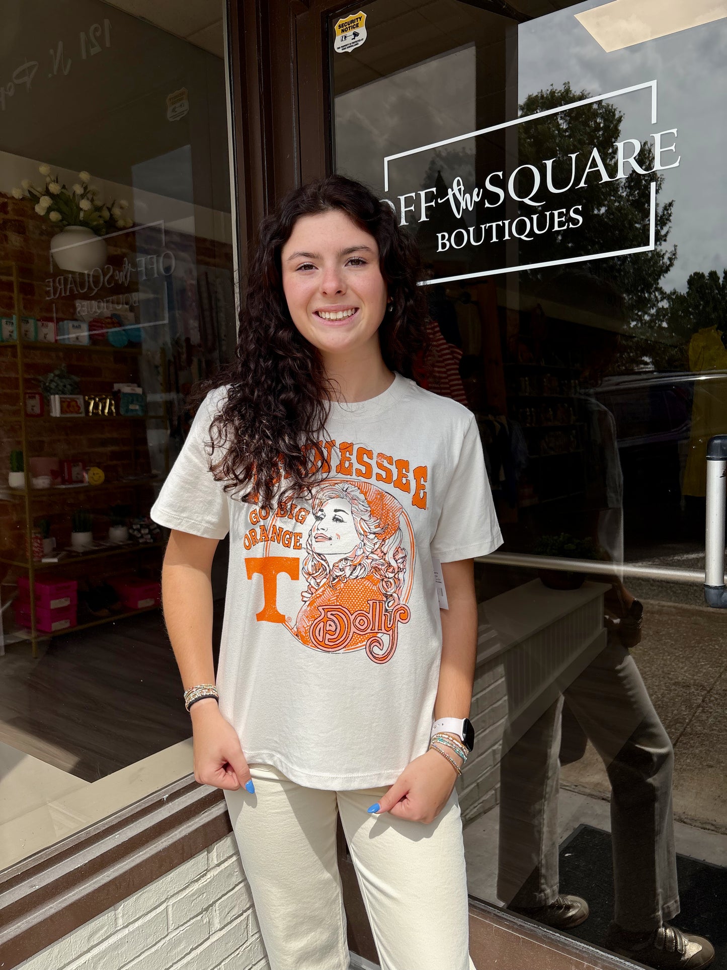 Dolly Parton Go Big Orange Tee