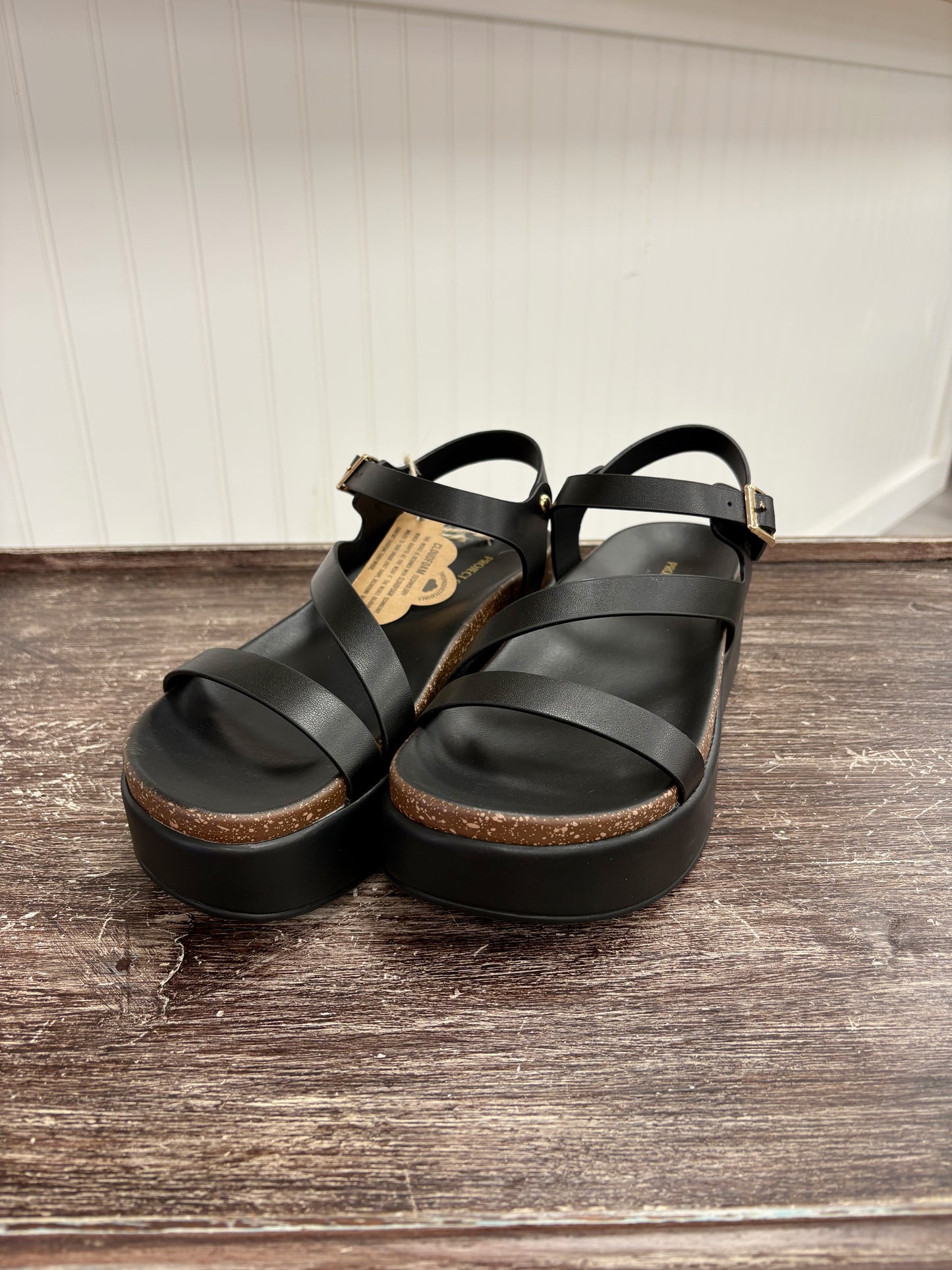 Black Strap Sandal