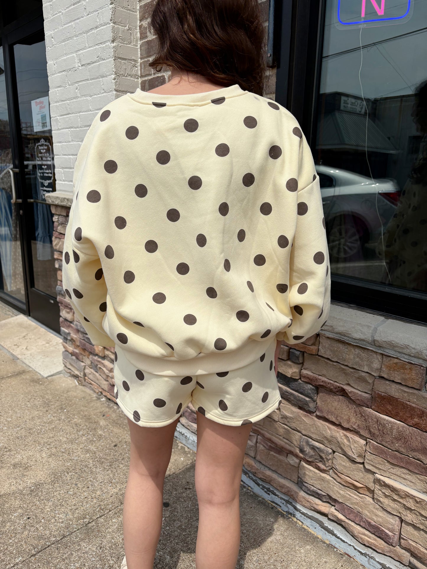 Polka Dot Fleece Set