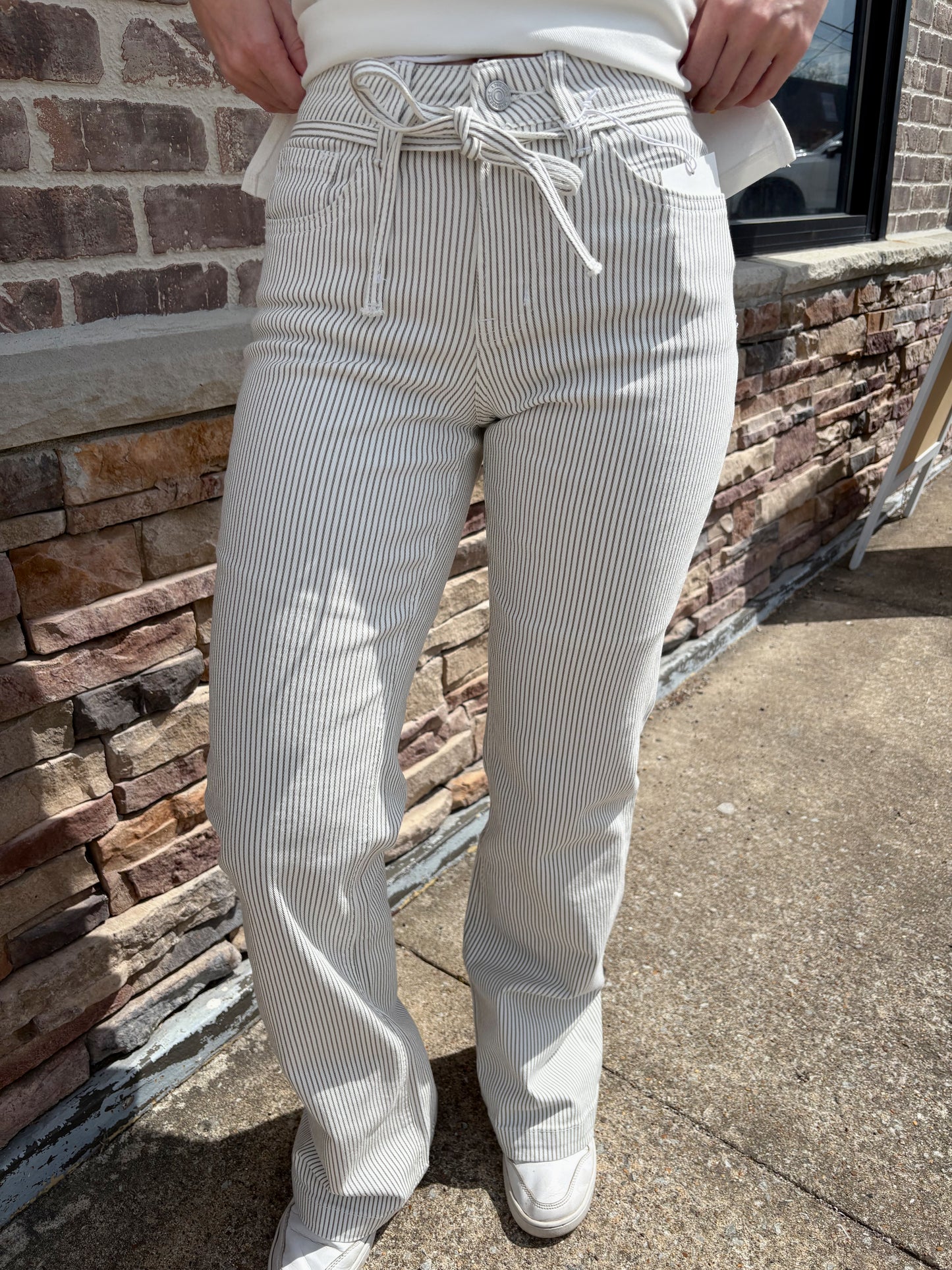 Vervet HR Stripe Tie Vintage Flare