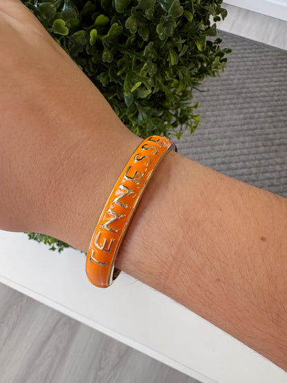 TN VOLS Hinge Bangle Orange