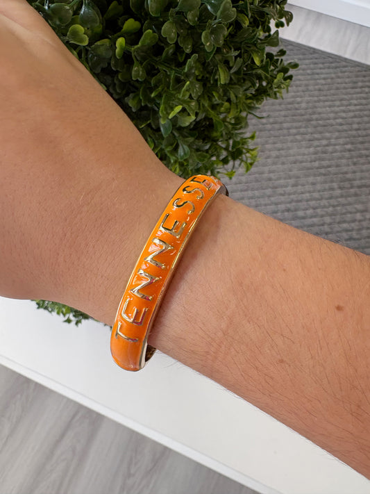 TN VOLS Hinge Bangle Orange
