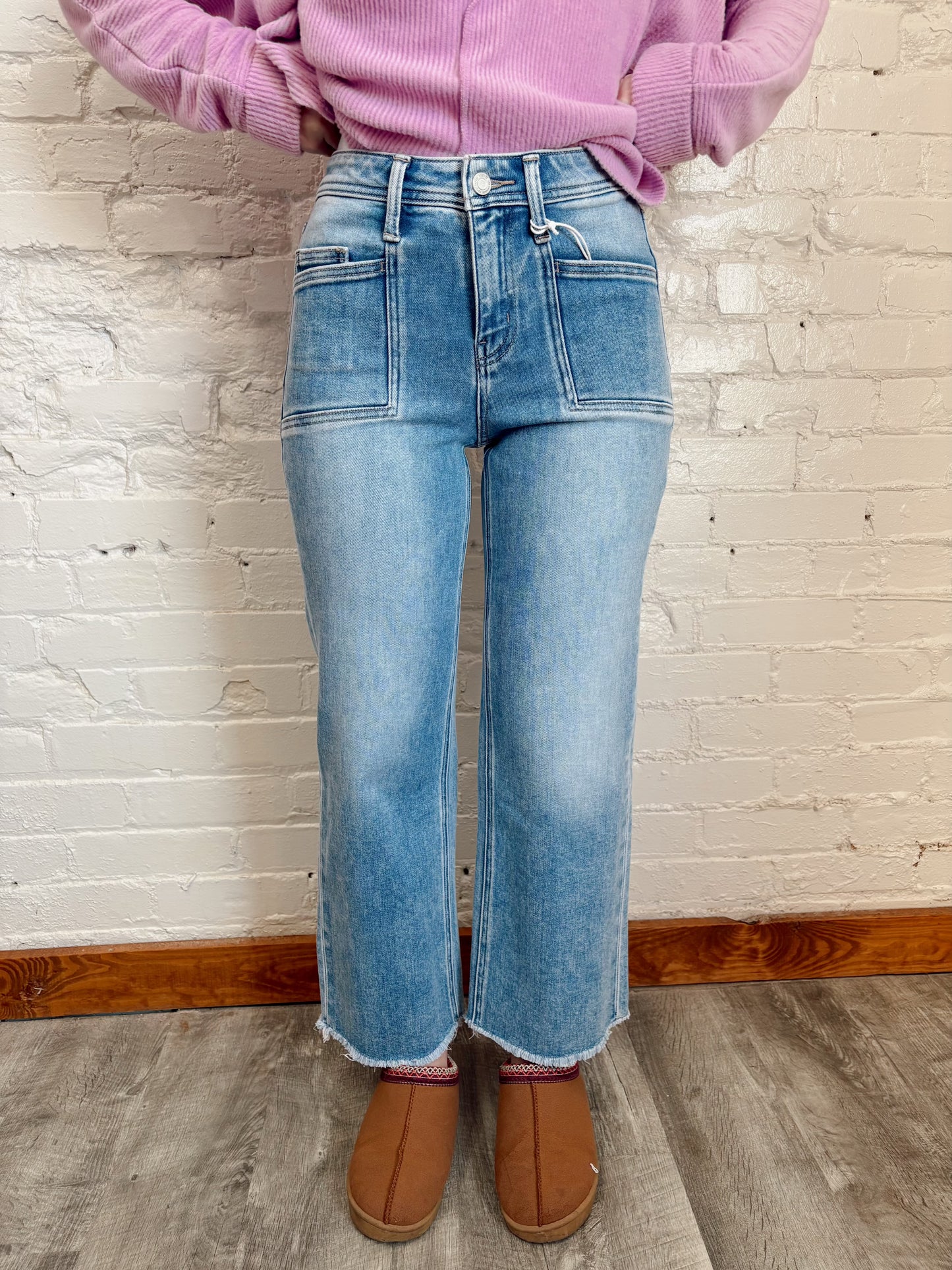 Vervet HR Crop Slim Wide